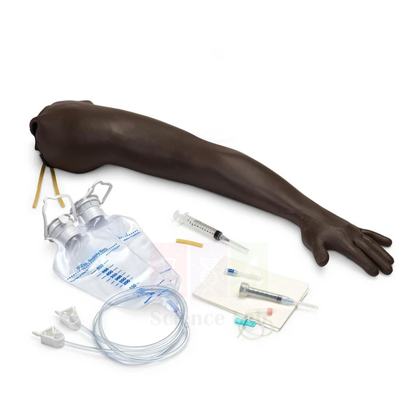 Adult Venipuncture and Injection Training Arm, Dark